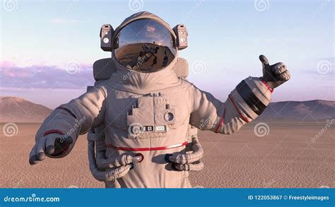 Astronaut Thumbs Up