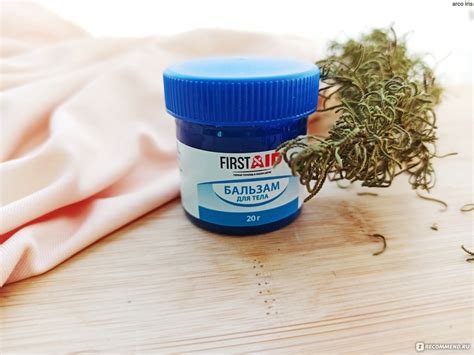 Бальзам для тела FirstAid Разогревающий эффект с ментолом и эвкалиптом ...