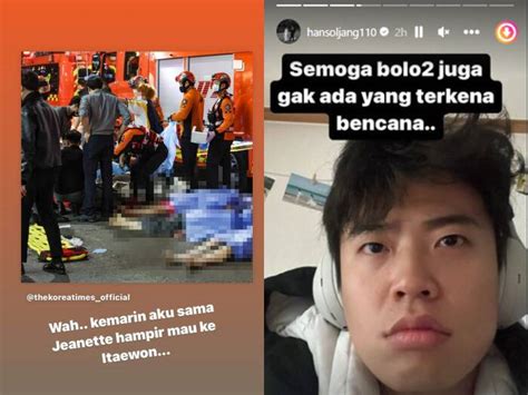 Tragedi Itaewon Tewaskan 149 Orang Jang Hansol Wah Kemarin Hampir Mau