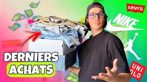 Mes Derniers Achats Streetwear Sneakers Sp Cial Printemps Youtube