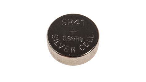 RS PRO SR41 Button Battery, 1.55V, 7.9mm Diameter | RS