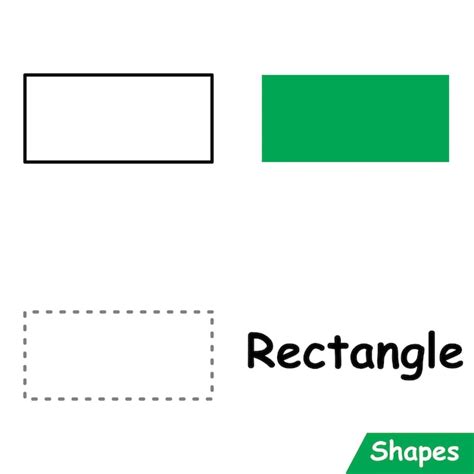 Conjunto De Rectángulos Listos Para Usar Para La Educación Como