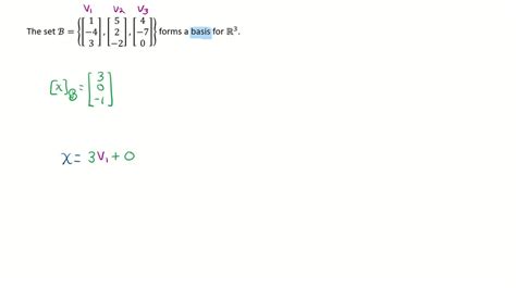 Solved Are A Review Of Section 3 3 In Exercises 1 6 Find The Coordinate Vector Of The Given