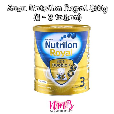 Jual Susu Nutrilon Royal Acti Duobio Tahun Kaleng Gram Rasa