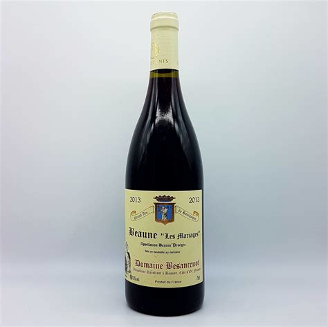 Beaune Les Mariages Domaine Besancenot Quality Wines From