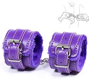Amazon Pair Handcuffs And Ankle Cuffs For Sm Games Sex Fuzzy Handcuffs Set For Bedroom