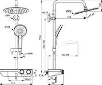 Душевая стойка Ideal Standard Ceratherm S200 A7331AA купить в магазине ...