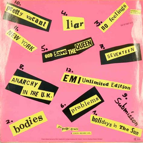 Sex Pistols Never Mind The Bollocks Here S The Sex Pistols Raw Music Store