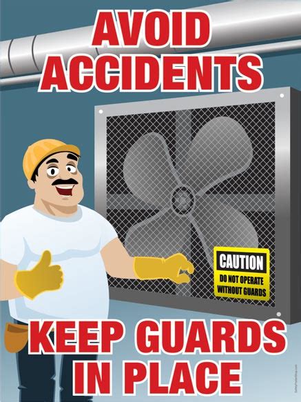 Machine Guards Safety Poster Shop