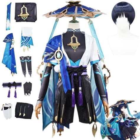 【ready Stock😎】 Genshin Impact Wanderer Scaramouche Cosplay Costume