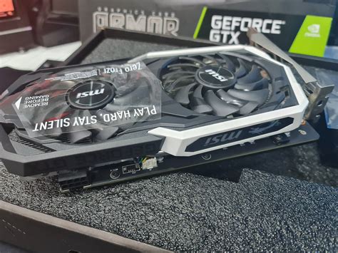 MSI GEFORCE GTX 1660 ARMOR 6G OC 6GB GDDR5 192bit NVIDIA Ekran Kartı ...