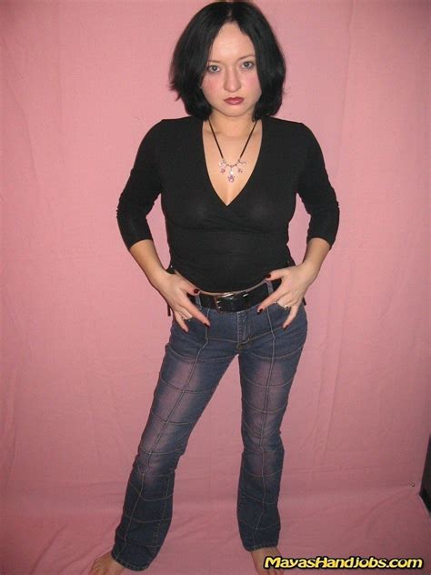 Brunette Hottie Maya Stripping And Showing Her Pussy And Tits Photos