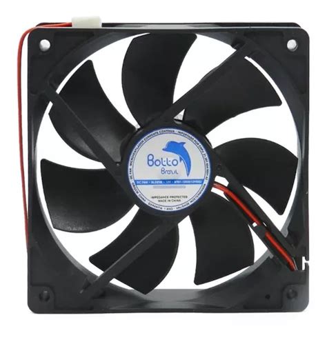 Kit 3 Micro Ventilador Cooler 120x120x25 Mm Fan 12v Dc 12cm Frete grátis