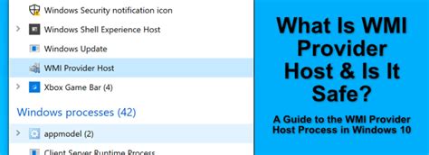 What Is Wmi Provider Host And Is It Safe