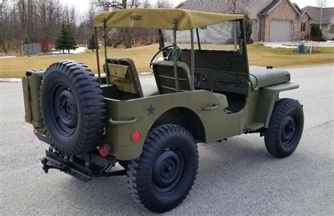 Jeep Willys Cj A St Airborne Military Paint For Sale