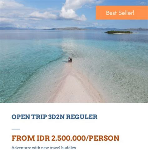 Open Trip Labuan Bajo Hari Malam Reguler