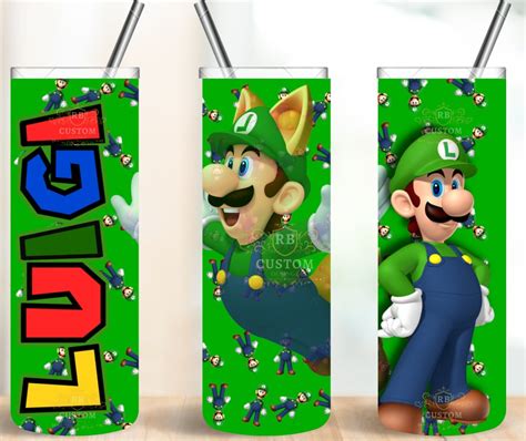 Luigi Design Personalized Oz Skinny Tumbler Straight Sublimation