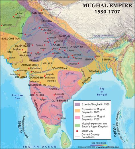 Mughal Empire Map