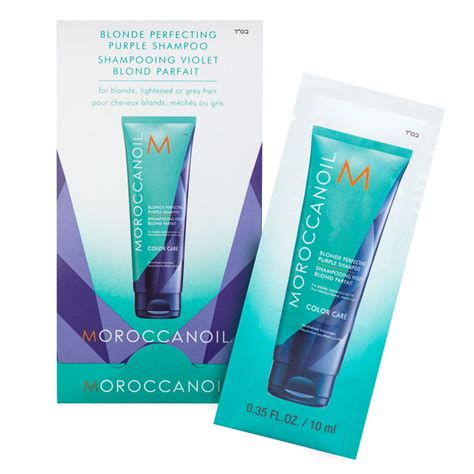 Moroccanoil Blonde Perfecting Fioletowy Szampon Do W Os W Blond Ml