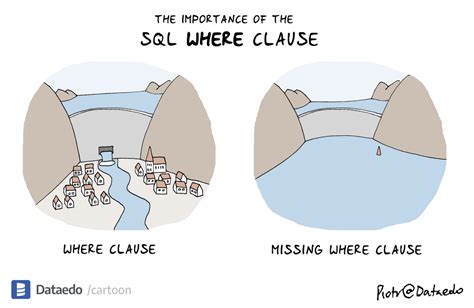 Importance Of A Where Clause Dataedo Data Cartoons