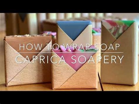 How to Wrap Soap - Soap Paper Jackets Wrapping Soap Packaging Tutorial - YouTube