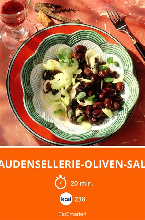 Staudensellerie Oliven Salat Rezept EAT SMARTER