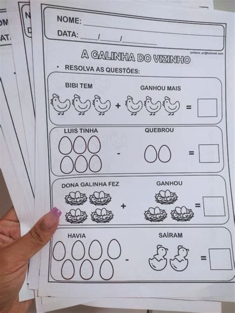 Atividades Parlenda A Galinha Do Vizinho Atividades Da Poly