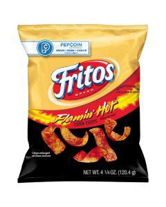 Fritos Flamin Hot Flavored Corn Chips Oz