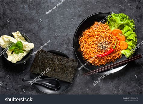 Korean Hot Spicy Chicken Flavor Ramen Stock Photo Edit Now