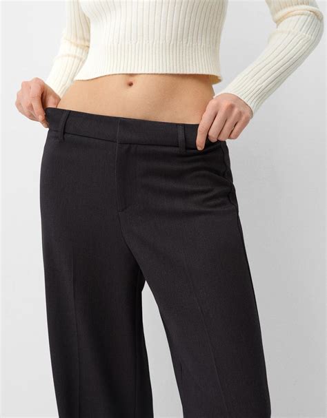 Pantalón Wide Leg Tailoring Bsk Teen Bershka