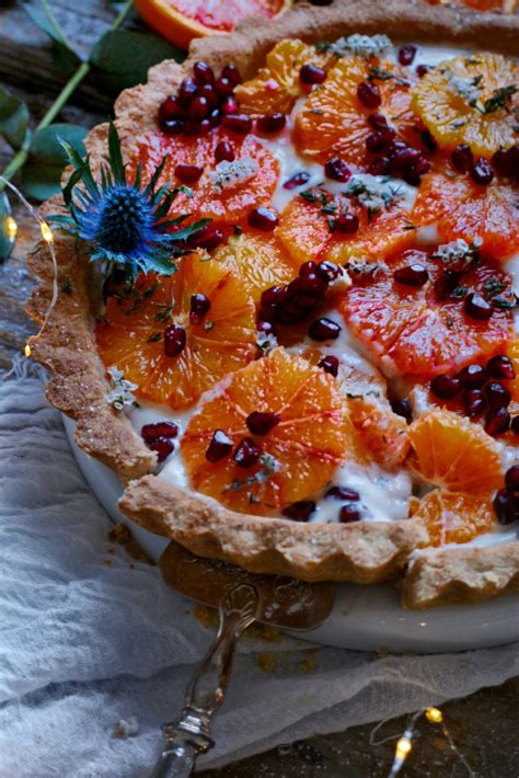 Tarte V G Talienne Sans Gluten Au Yaourt Et Oranges Sanguines