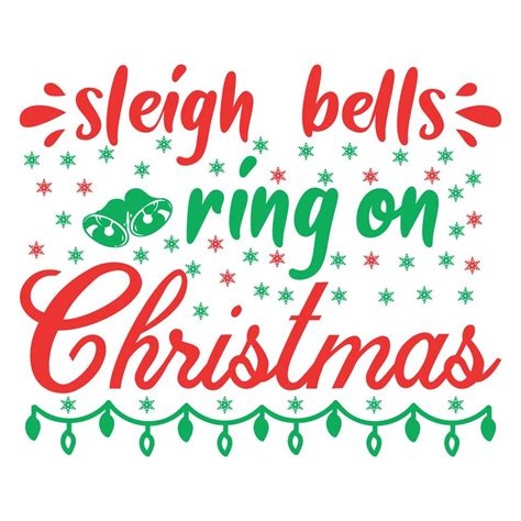 sleigh bells ring on Christmas 9447715 Vector Art at Vecteezy