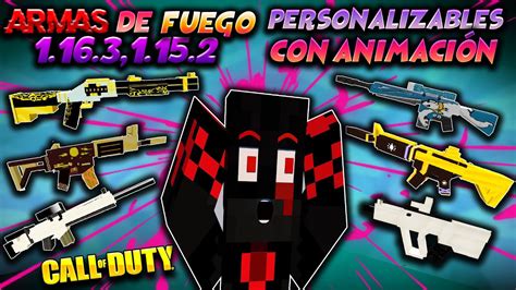 MOD De ARMAS DE FUEGO REALISTAS Para MINECRAFT 1 16 4 1 16 5 Armas 3D