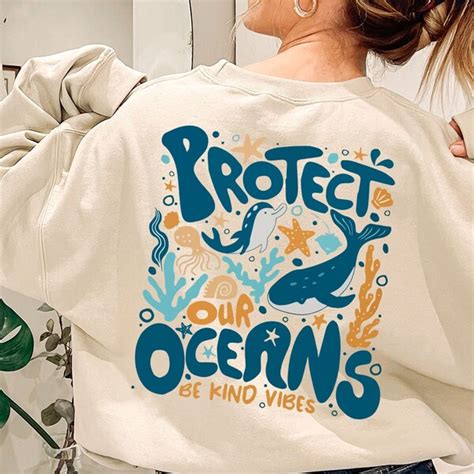 Save Our Oceans Sweatshirt Etsy