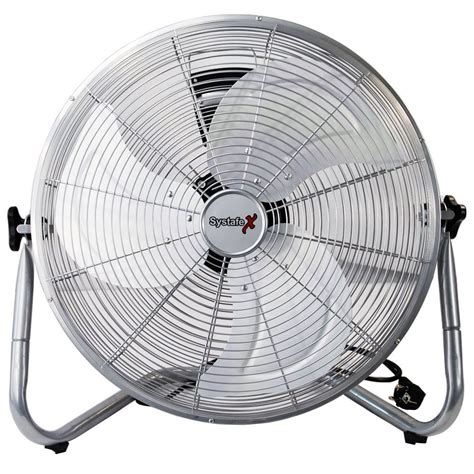 Bodenventilator 45cm - Retro Windmaschine sehr leise 100 Watt -gefühlte ...