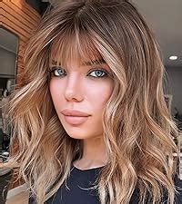 Amazon Getshow Blonde Short Bob Wig With Bangs For Women Synthetic Wig Beauty Personal