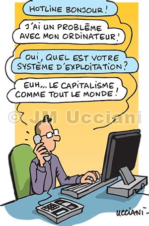 Ucciani Dessinsla Hotline Informatique En Dessins