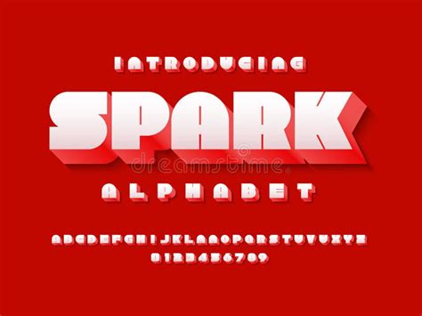 Stylized Blocky Font Stock Vector Illustration Of Style 254776986