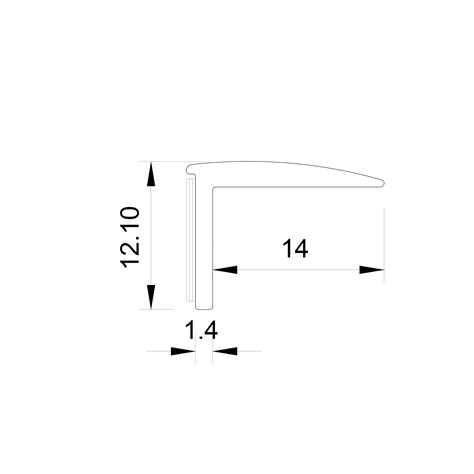 Tredsafe DT052 | Detail Trims & Transitions | Laminate