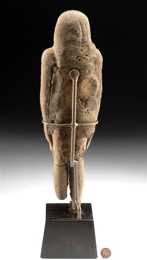 Bid Now Egyptian Ptolemaic Nude Osiris Pseudo Mummy TL D December AM MST