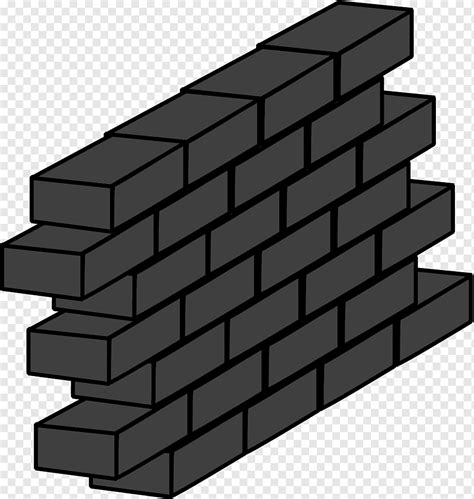 Gray Brick Wall Clipart