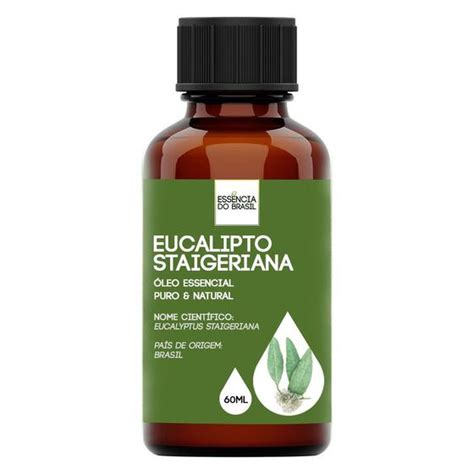 Óleo Essencial Eucalipto lima Limão 60ml Puro E Natural Essência