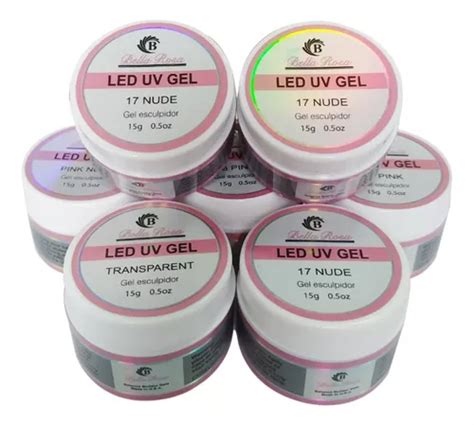 Gel Led Uv Bela Rosa Para Unhas Gel Acrigel Manicure Cor Nude Mercadolivre