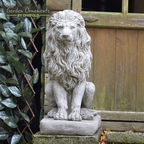 Lion Large Garden Statue - Onefold Ltd