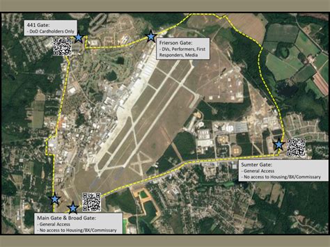 Shaw Air Force Base Map