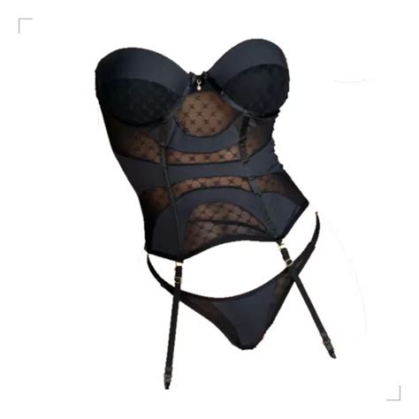 Lingerie Espartilho Liga Meia Luxo 2134 Parcelamento Sem Juros