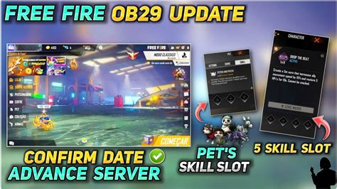 Ob29 Update Free Fire 5 Character Skill Slot In Free Fire 4th