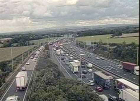 Live Traffic Chaos On M6 With 90 Minute Delays Following Two Separate