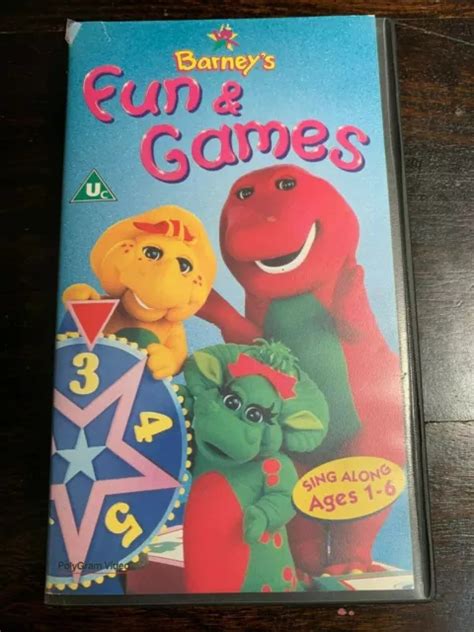 Barney Barneys Fun And Games Vhs Picclick Uk The Best Porn Website