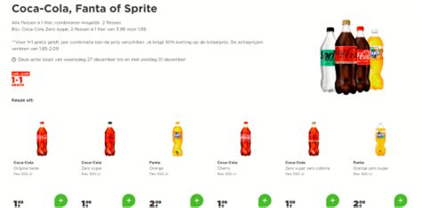 Gratis Op L Flessen Coca Cola Fanta Of Sprite Bij De Plus